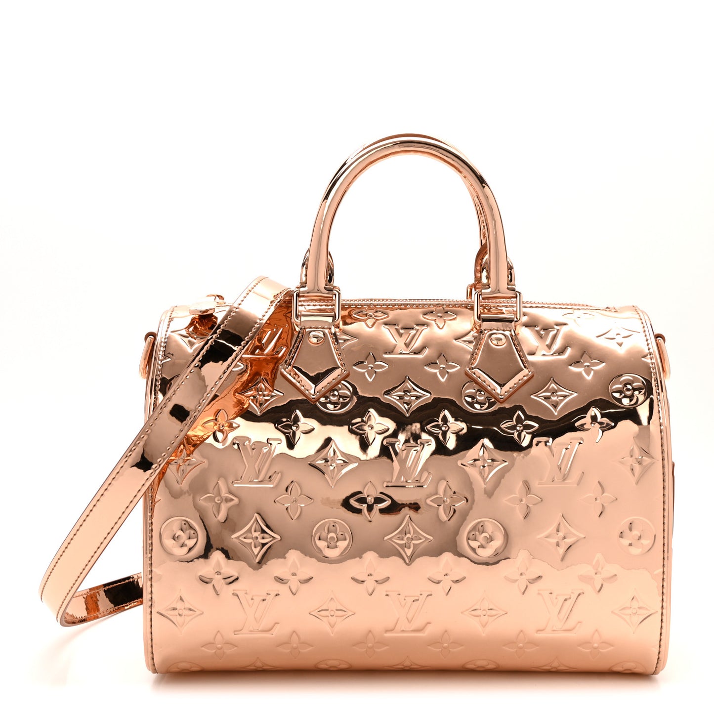 Monogram Miroir Speedy Bandouliere 25 Copper