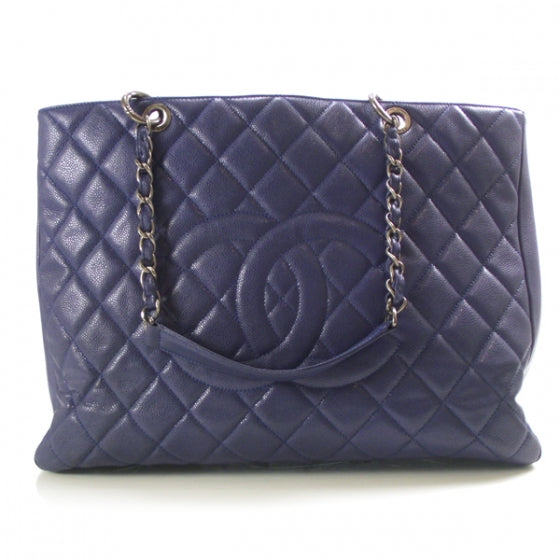 Caviar Grand Shopping Tote GST XL Blue