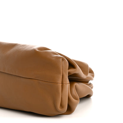 Bottega Veneta Smooth Butter Calf The Pouch Oversized Clutch Teak 11 of 11