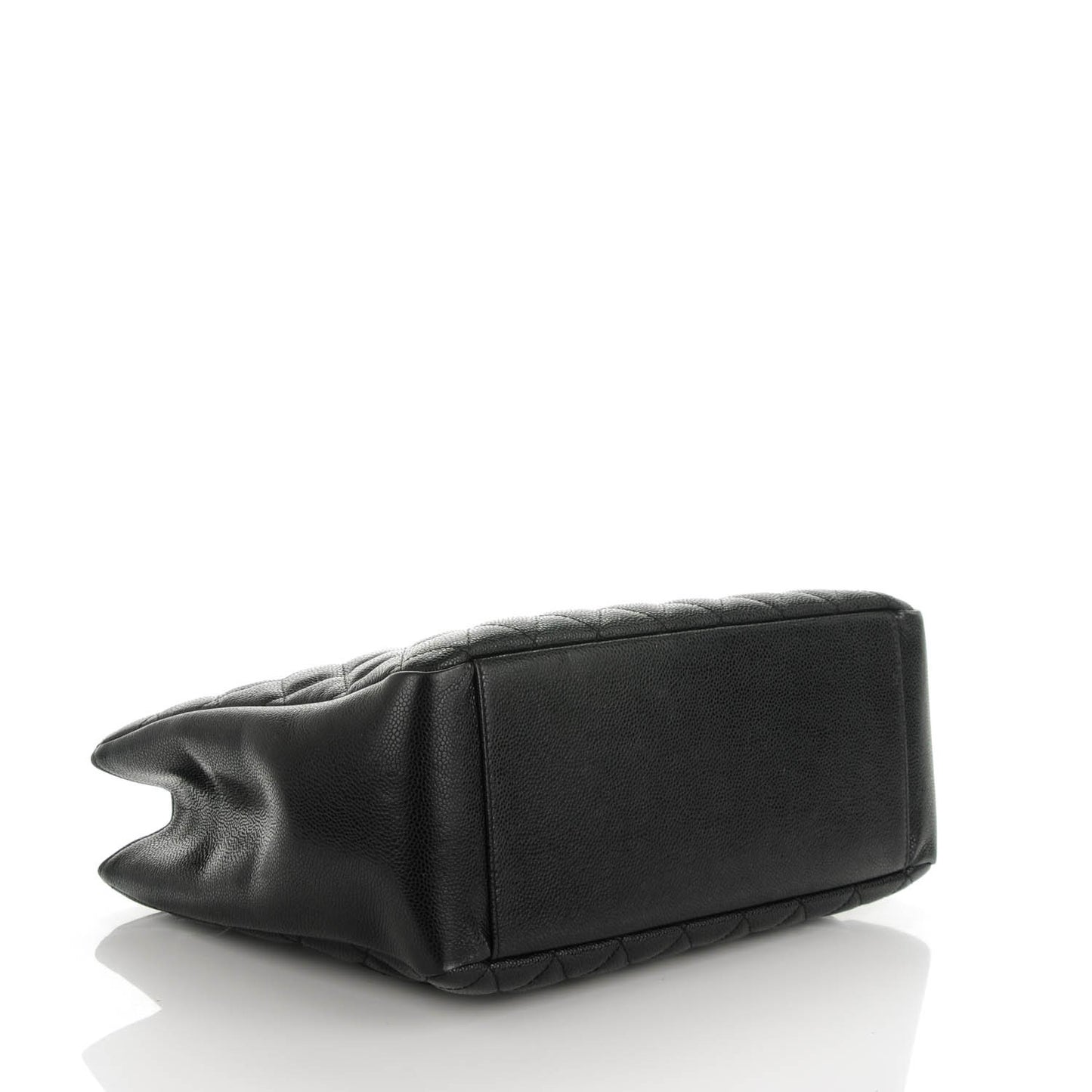 Caviar Quilted Grand Shopping Tote GST Black