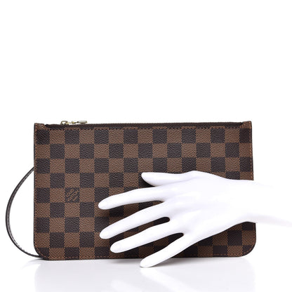 Louis Vuitton Damier Ebene Neverfull MM GM Pochette 2 of 7