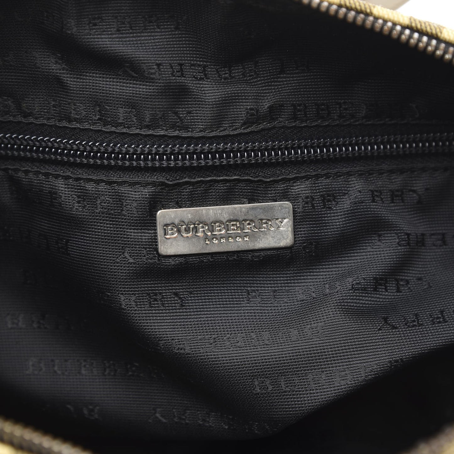House Check London Satchel Gold