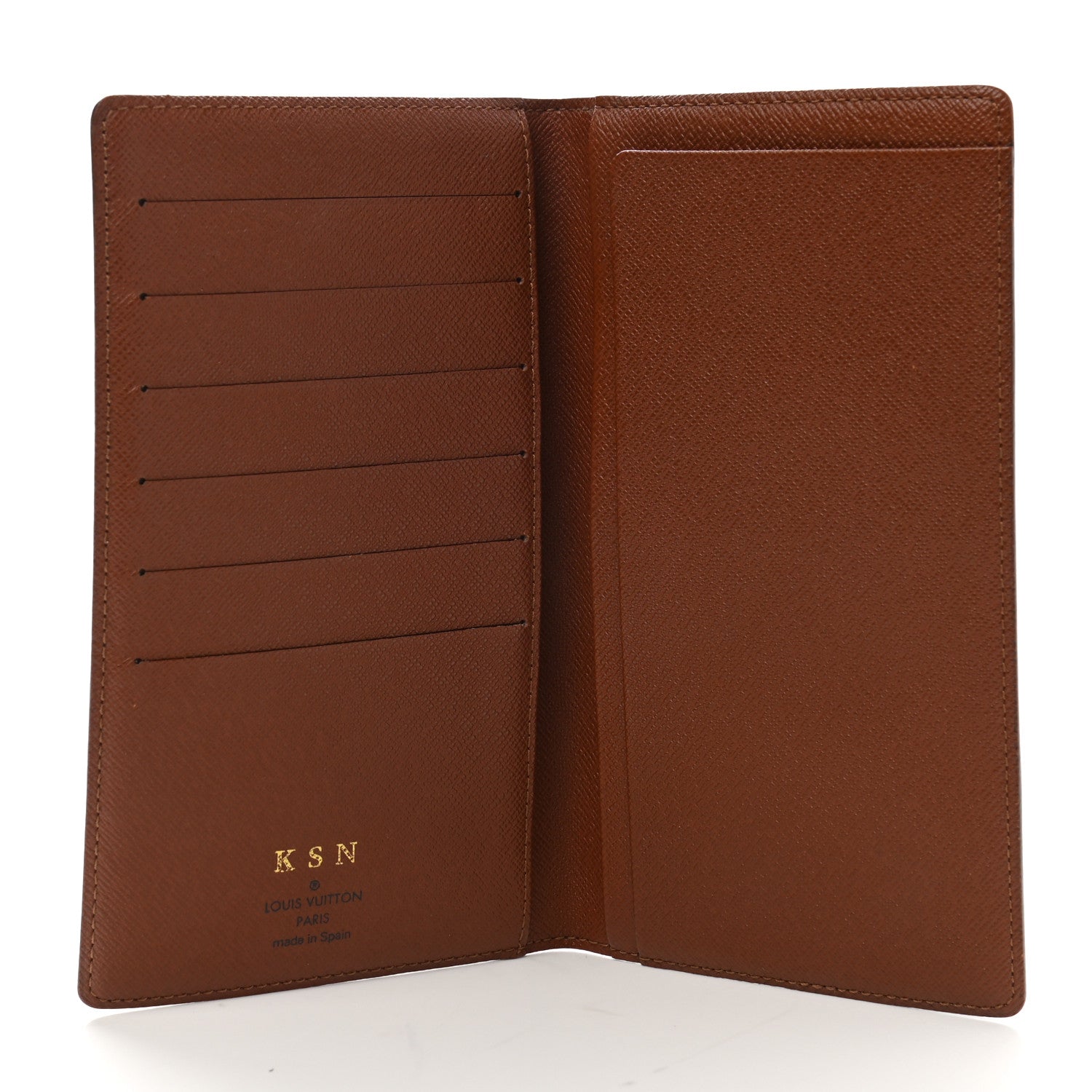 Louis Vuitton Monogram Porte Valeurs Checkbook Wallet 5 of 7