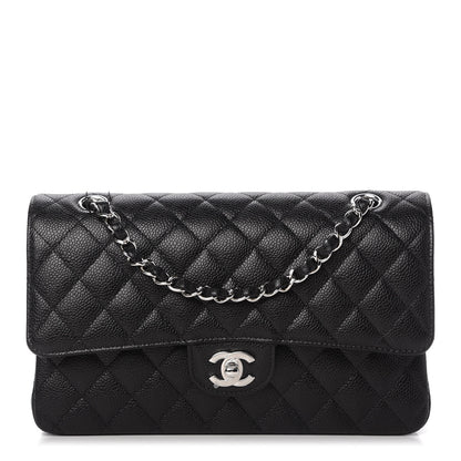 Chanel Caviar Quilted Medium Double Flap Black 1 of 10
