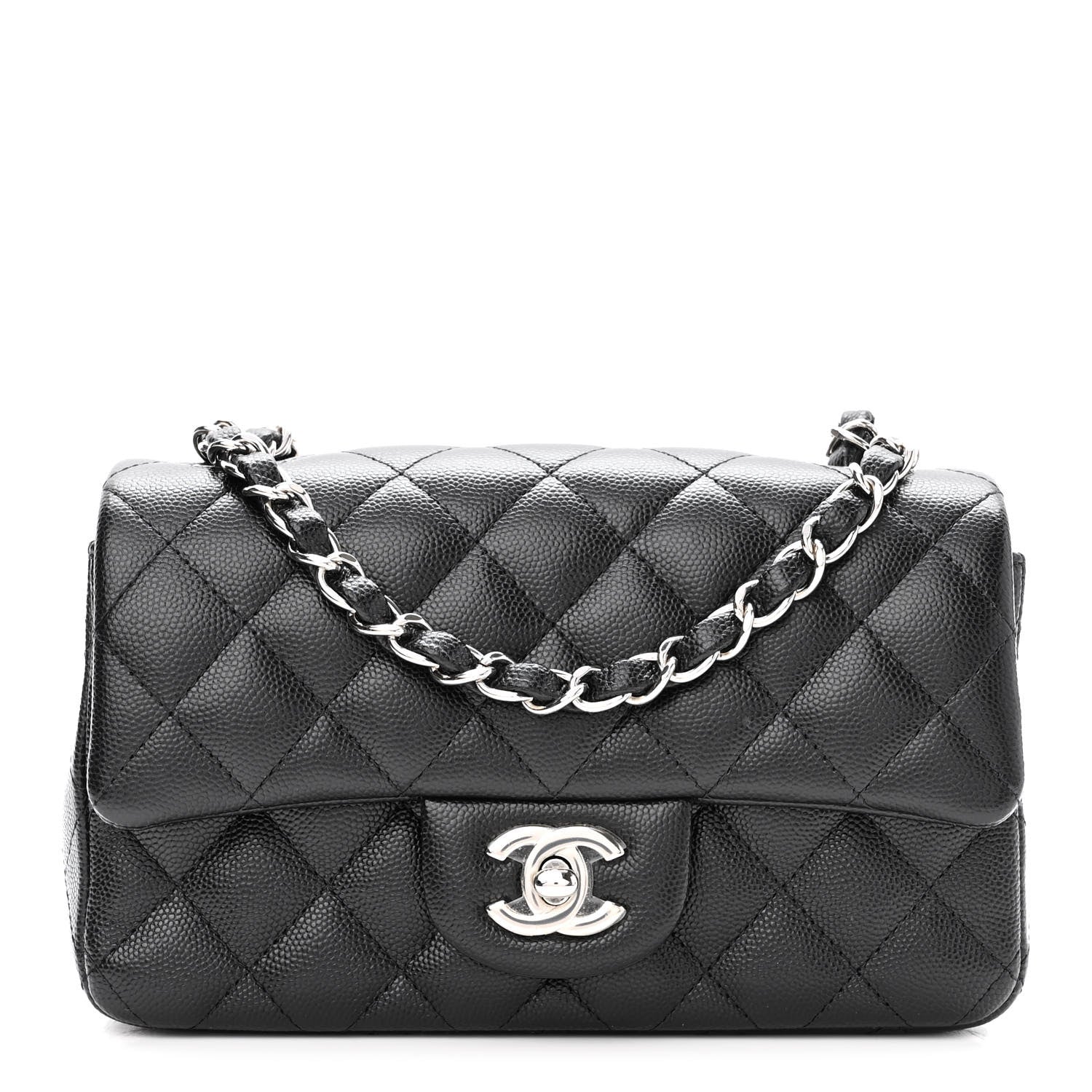 Chanel Caviar Quilted Mini Rectangular Flap Black 1 of 10