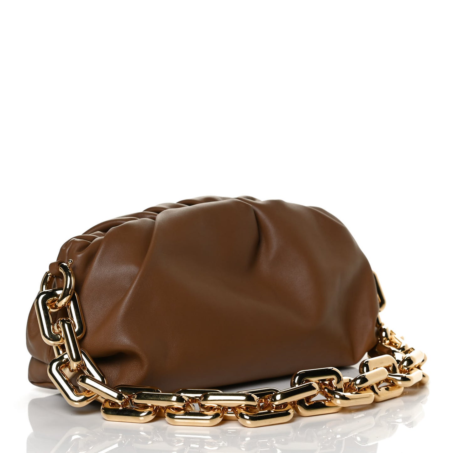 Calfskin The Pouch Chain Teak