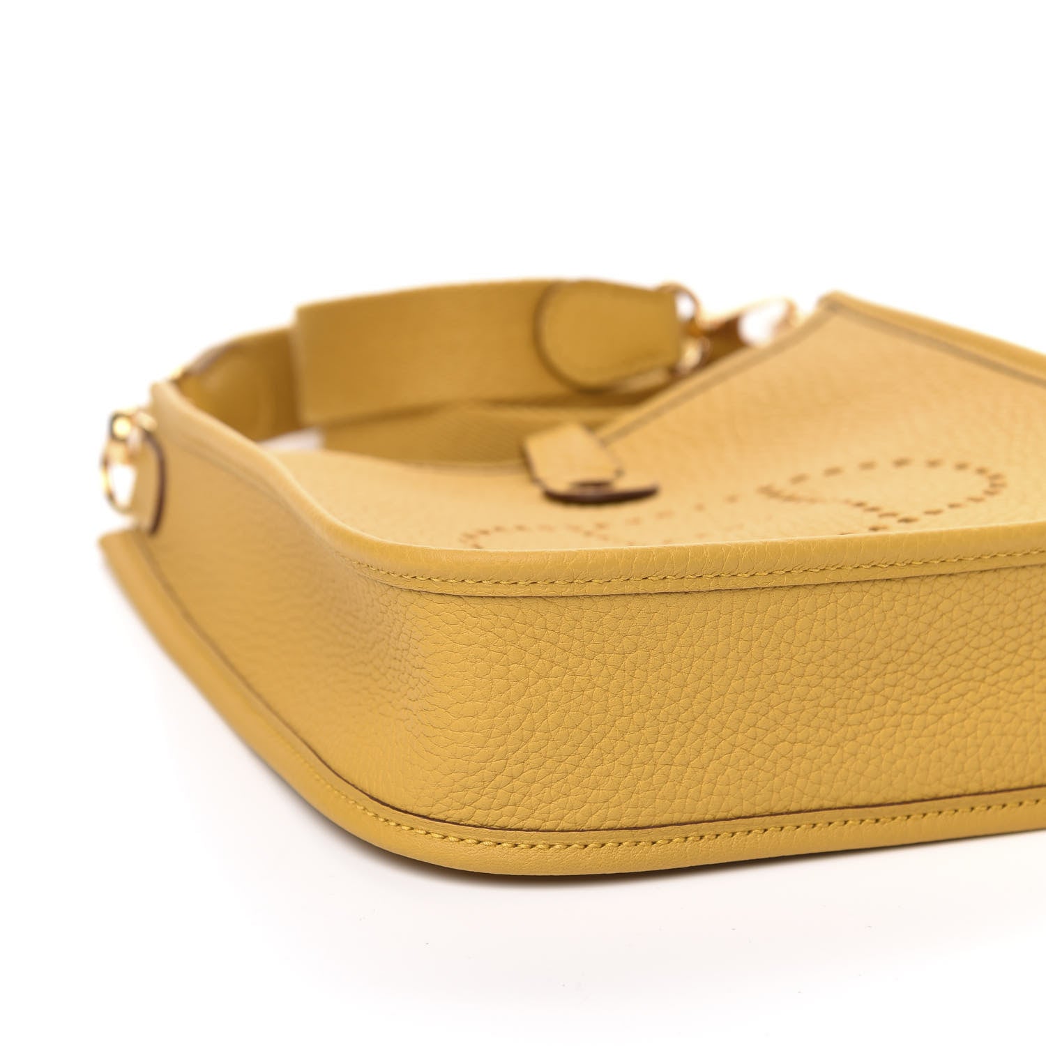 Hermes Taurillon Clemence Evelyne TPM Jaune Ambre 8 of 11