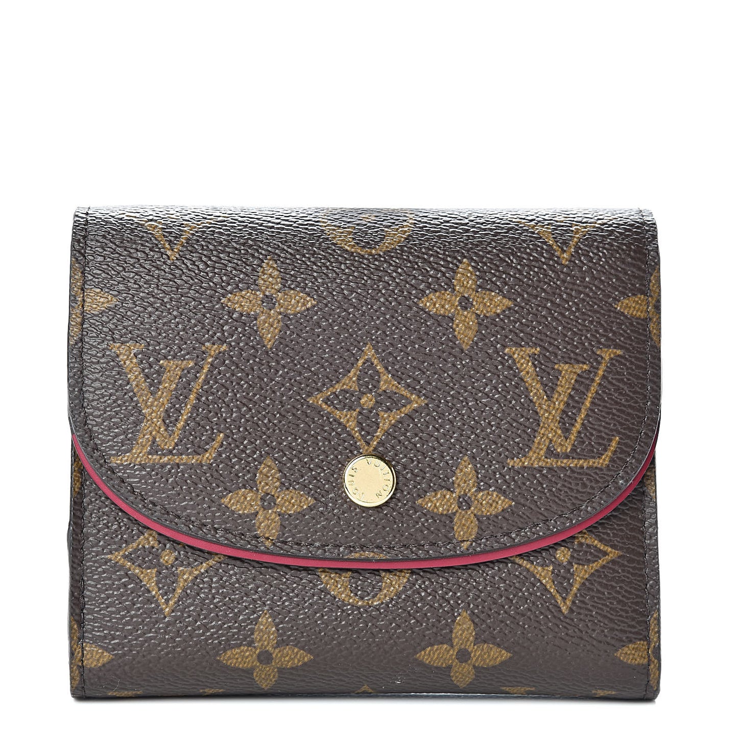 Monogram Ariane Compact Wallet Fuchsia