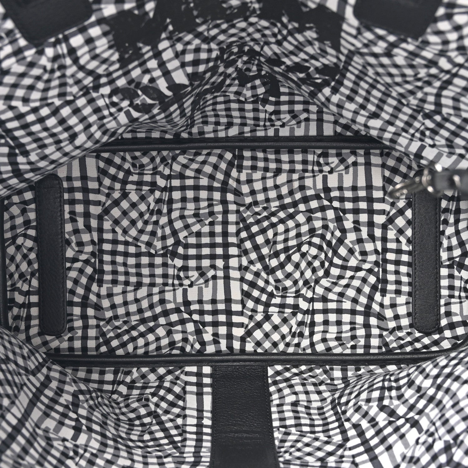 MCM Visetos Medium Liz Reversible Shopper Tote Black 8 of 19