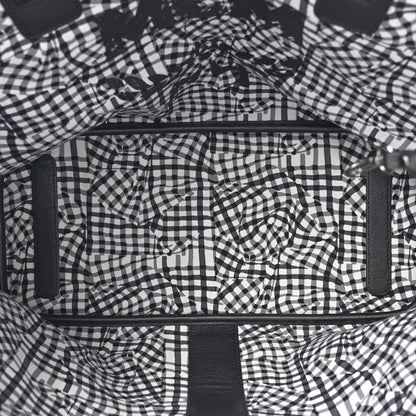 MCM Visetos Medium Liz Reversible Shopper Tote Black 8 of 19