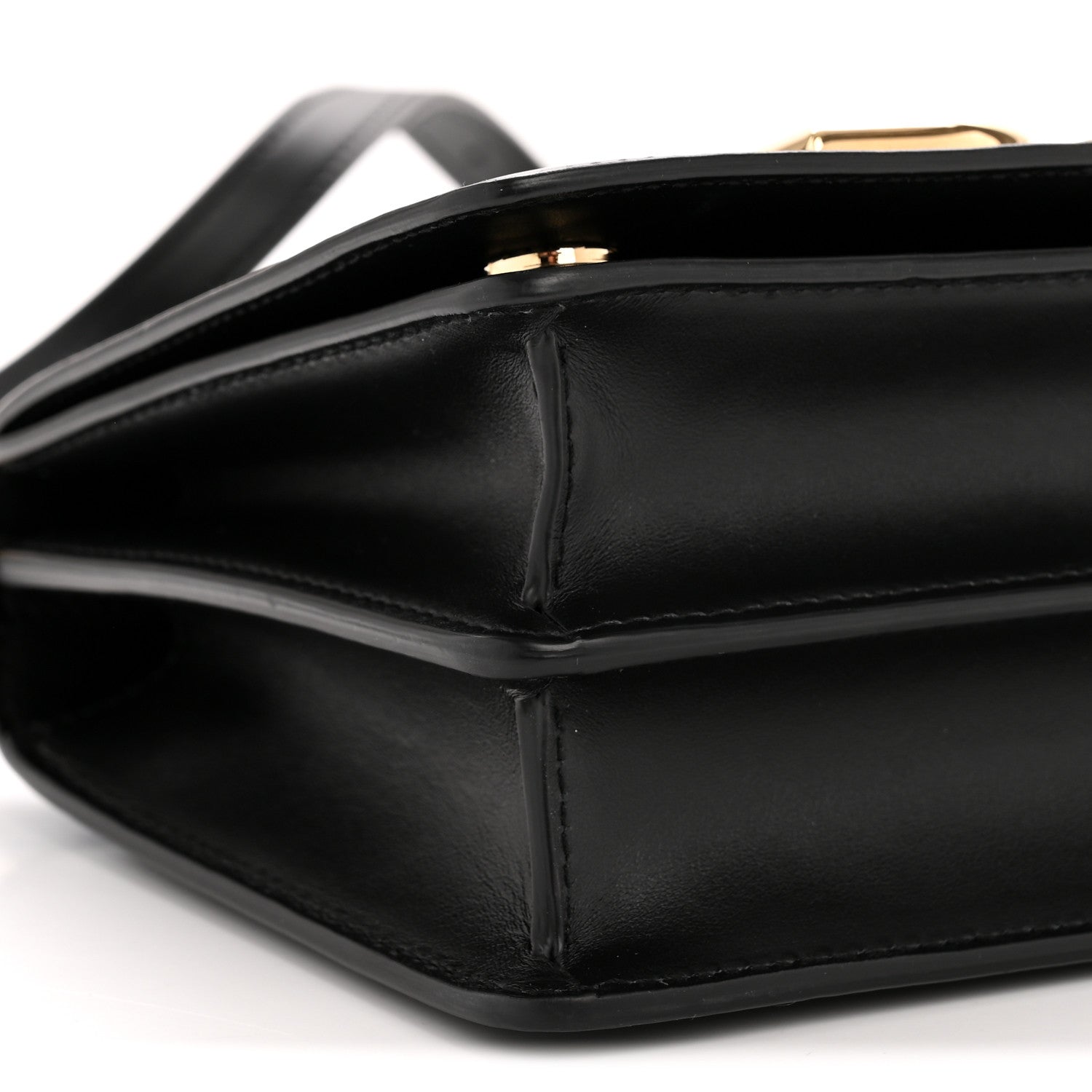 Dolce & Gabbana Calfskin 3.5 Flap Top Handle Bag Black 9 of 14