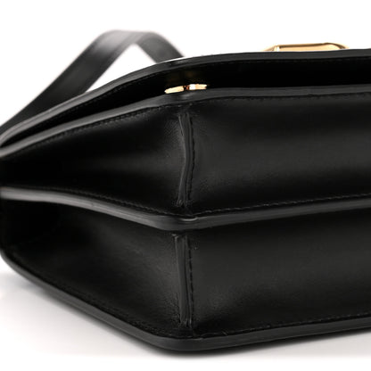 Dolce & Gabbana Calfskin 3.5 Flap Top Handle Bag Black 9 of 14
