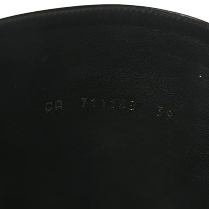 Saint Laurent Patent Calfskin Diane 100 Boots 39 Black 10 of 10