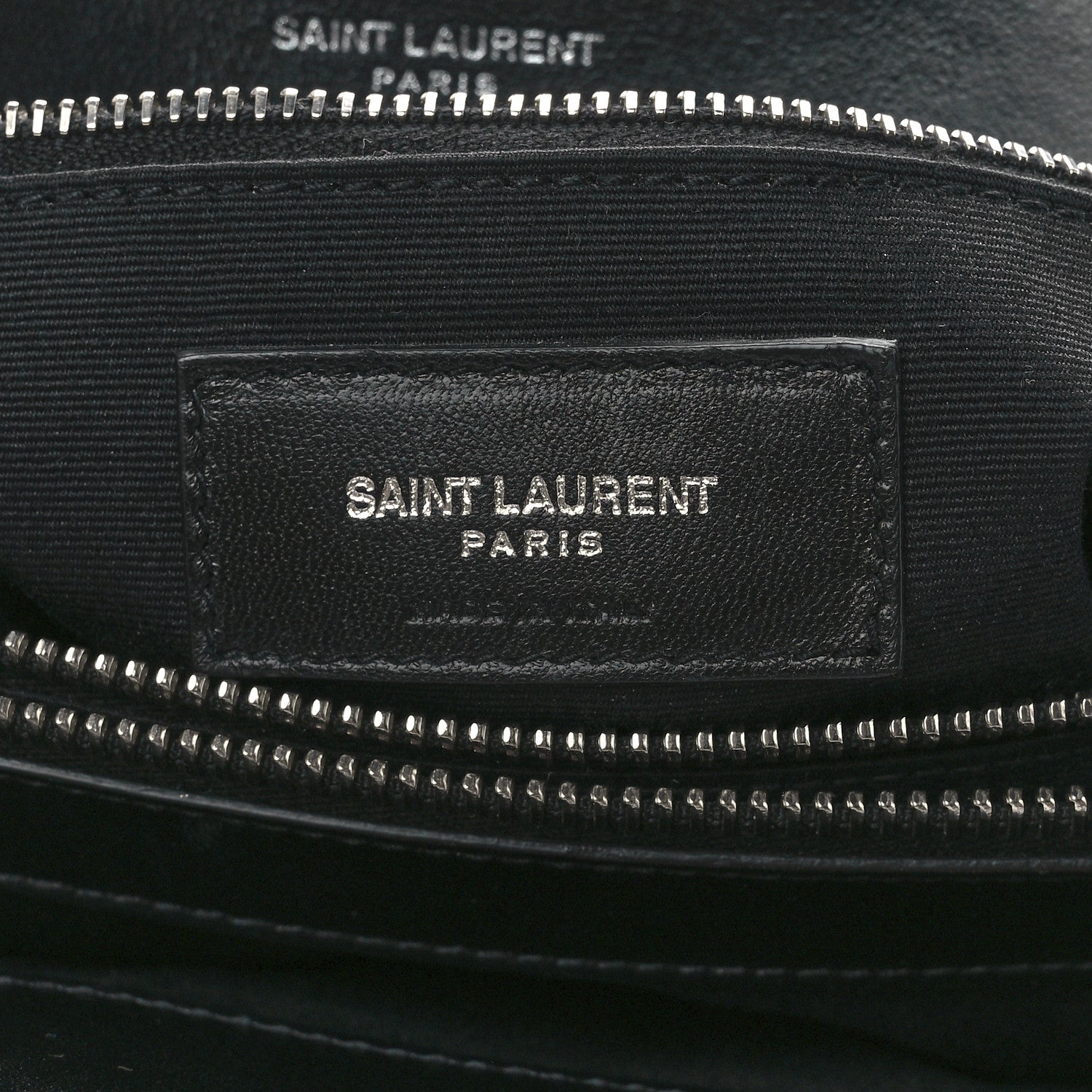 Saint Laurent Calfskin Y Quilted Monogram Medium Loulou Chain Satchel Black 7 of 13