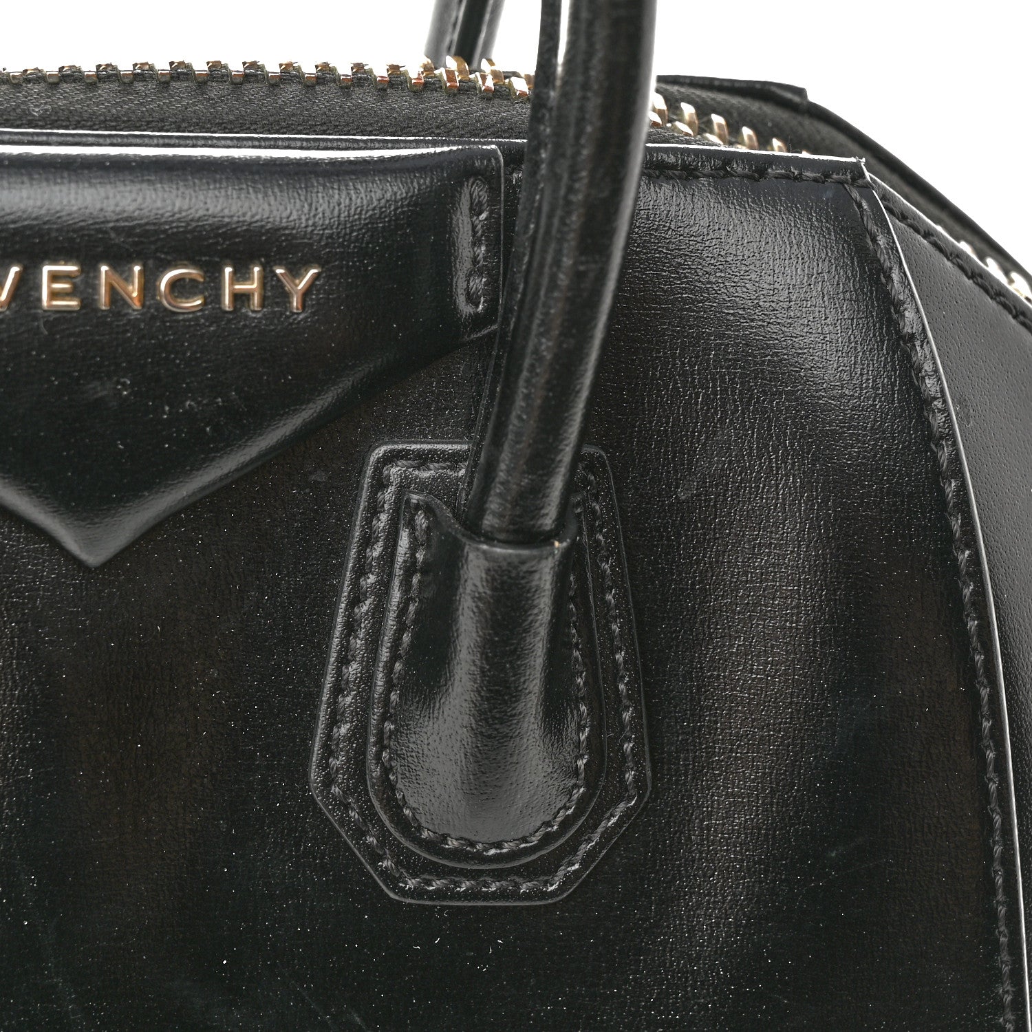 Givenchy Shiny Lord Calfskin Mini Antigona Black 11 of 17