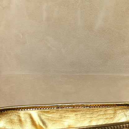Fendi Patent Calfskin B Bag Gold 11 of 17