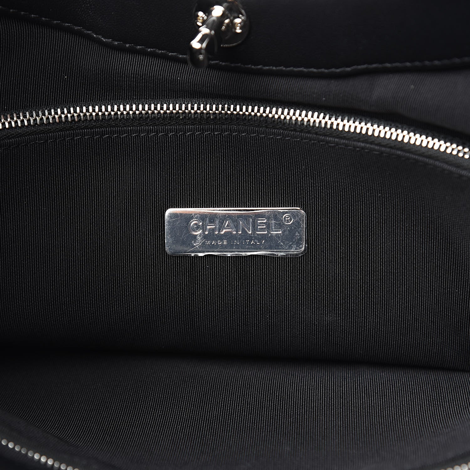 Chanel Aged Calfskin Quilted Large 31 Shopping Bag Black 6 of 11
