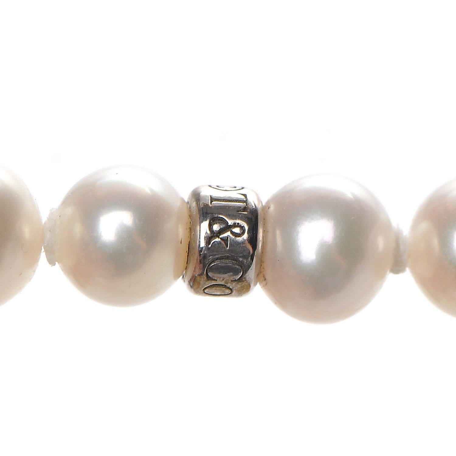Tiffany Sterling Silver Ziegfeld Pearl Long Necklace 43" 6 of 9
