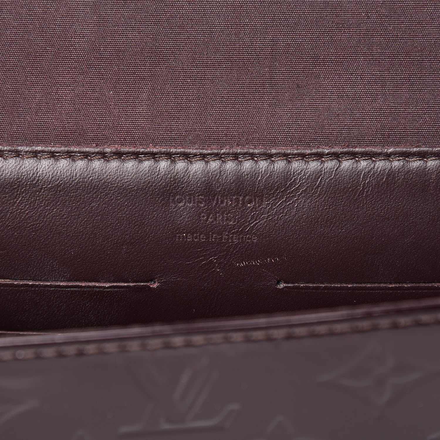Louis Vuitton Vernis Ana Clutch Amarante 6 of 10