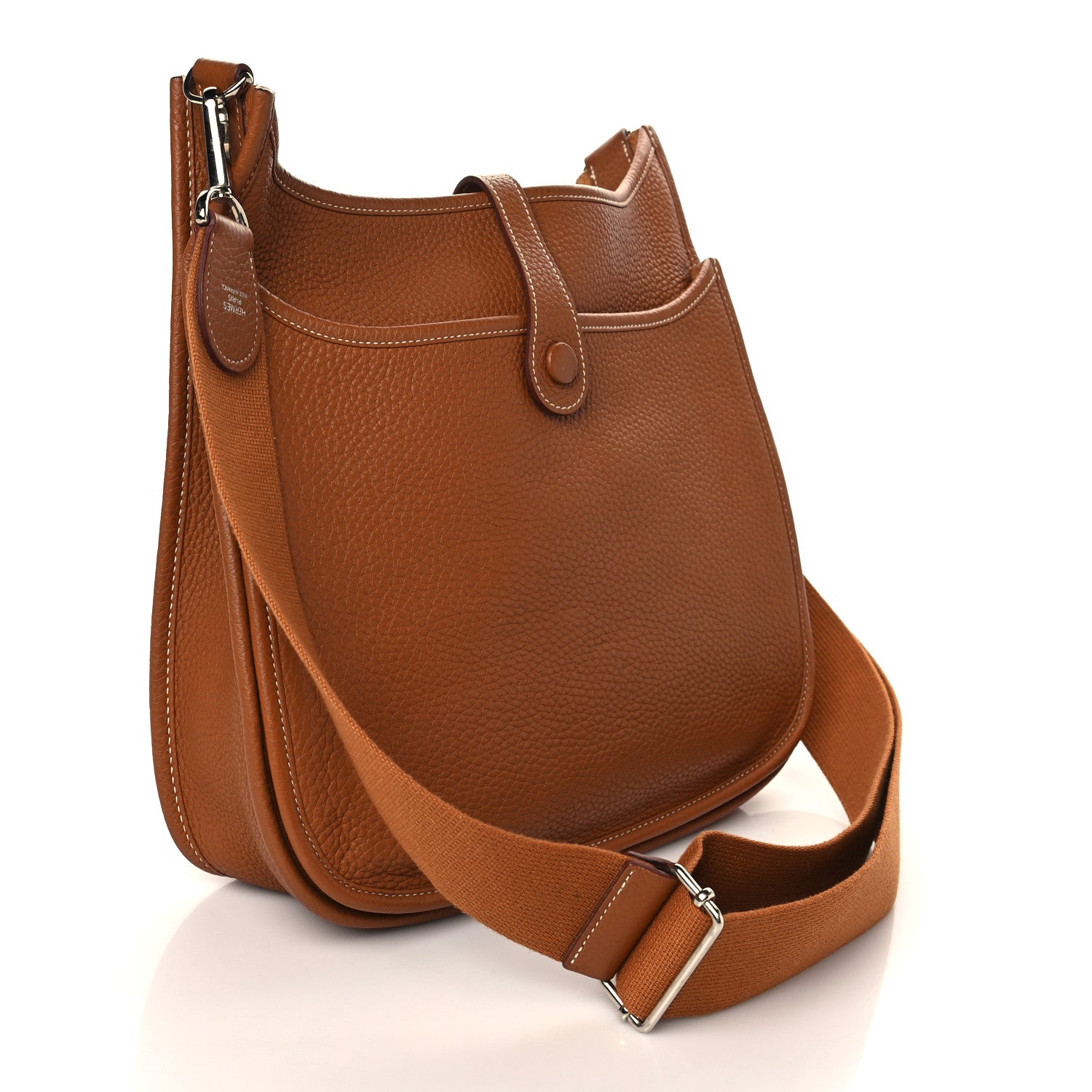 Hermes Taurillon Clemence Evelyne III PM Gold 3 of 10
