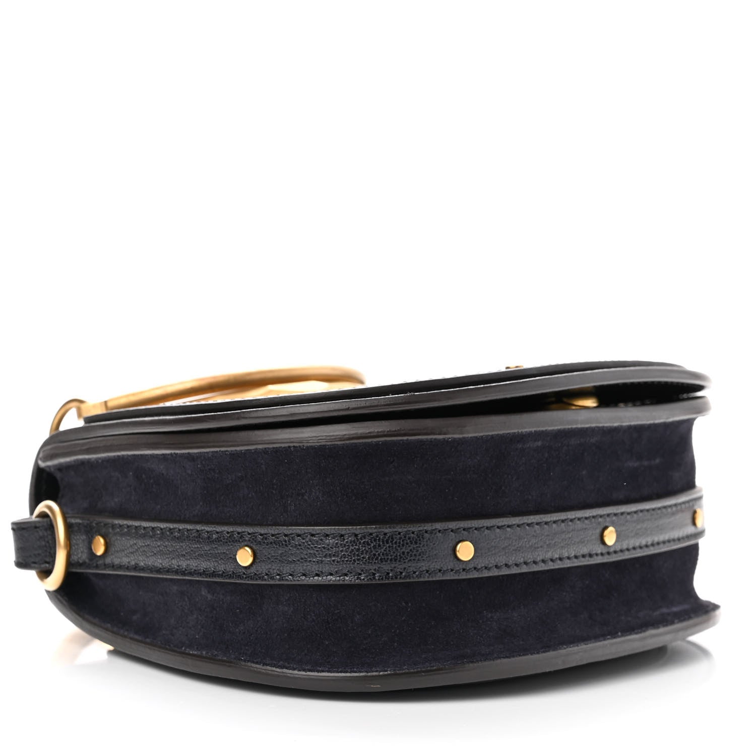 Chloe Calfskin Small Nile Bracelet Bag Black 4 of 13