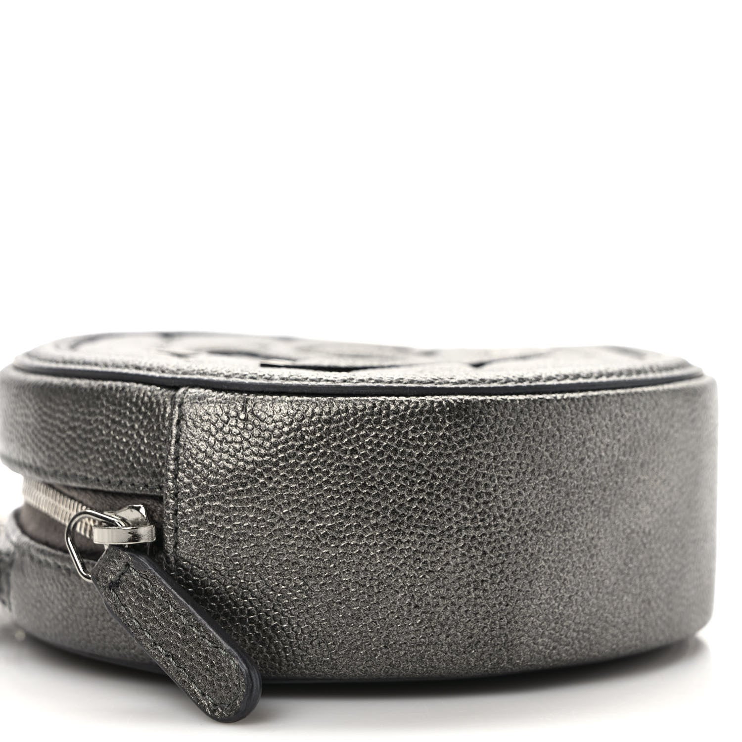Chanel Metallic Caviar Quilted Round Filigree Crossbody Ruthenium 8 of 10