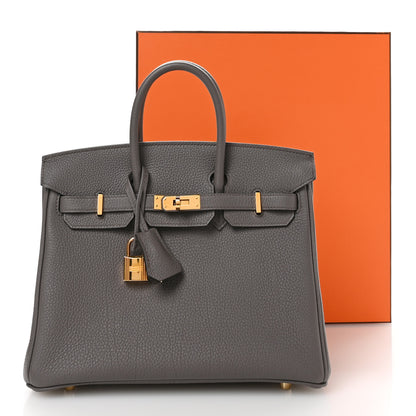 Hermes Togo Birkin 25 Etain 11 of 11