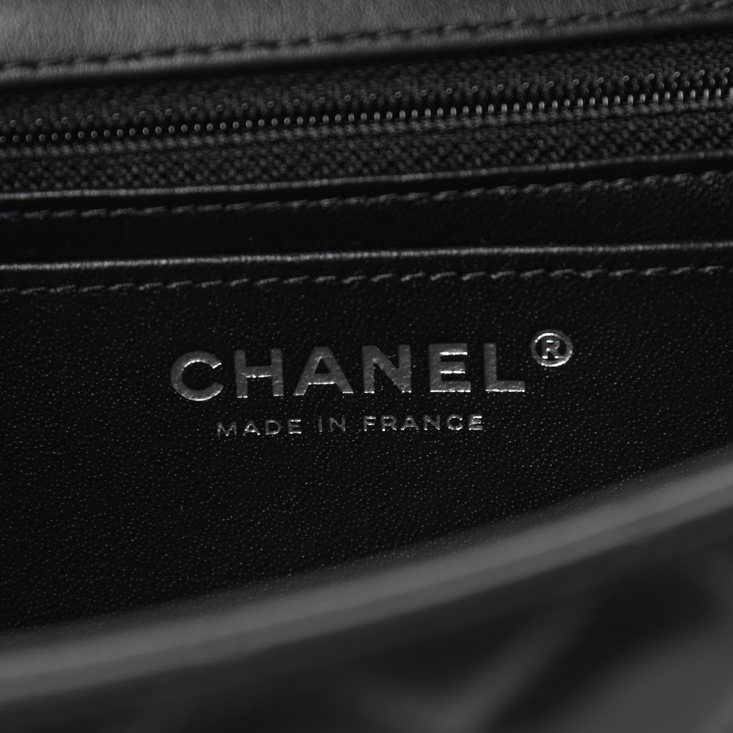 Chanel Lambskin Quilted Mini Rectangular Flap So Black 6 of 9