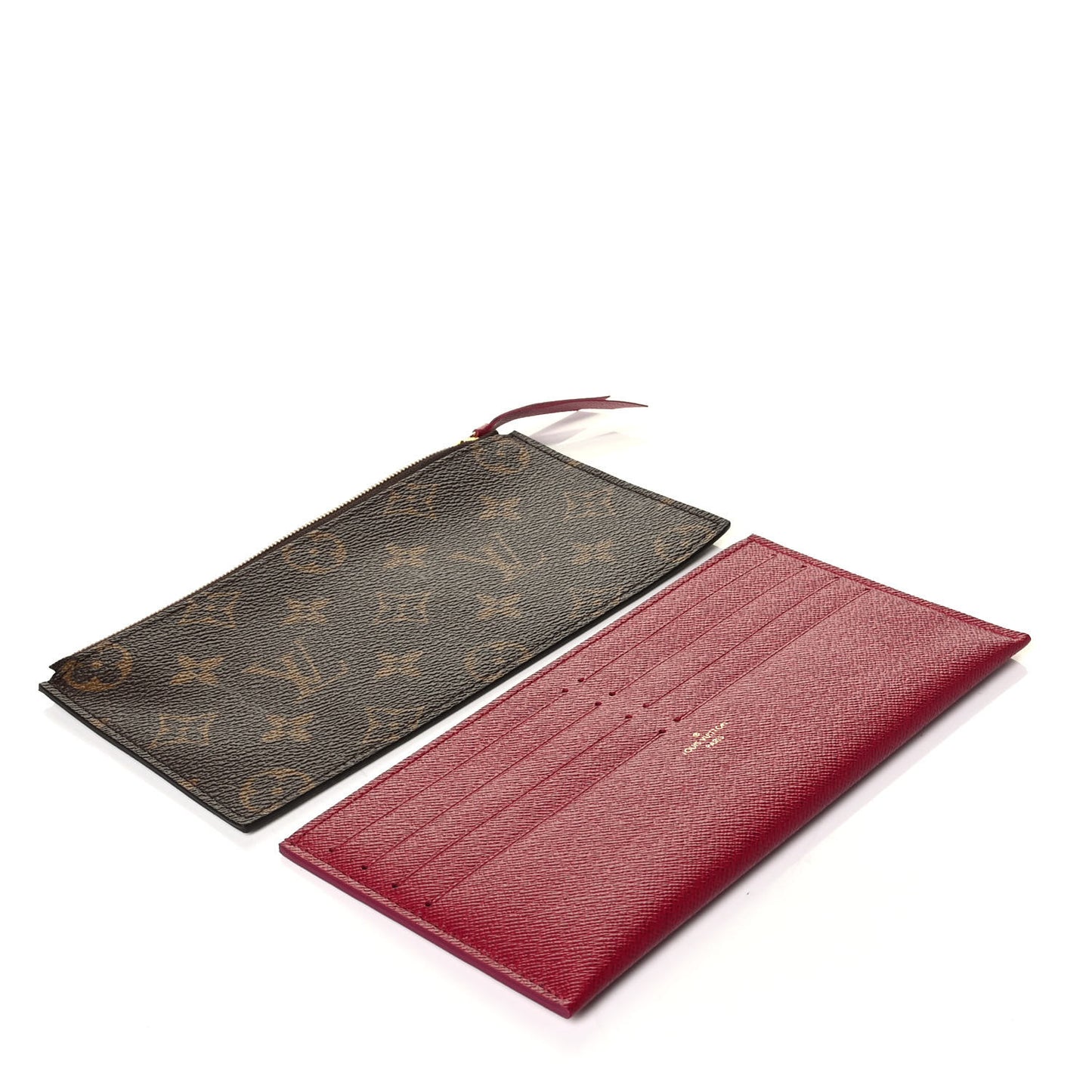 Monogram Pochette Felicie Chain Wallet Fuchsia