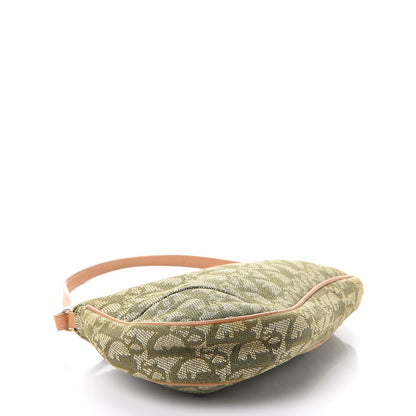 Christian Dior Monogram Mini Saddle Pochette Green 4 of 8