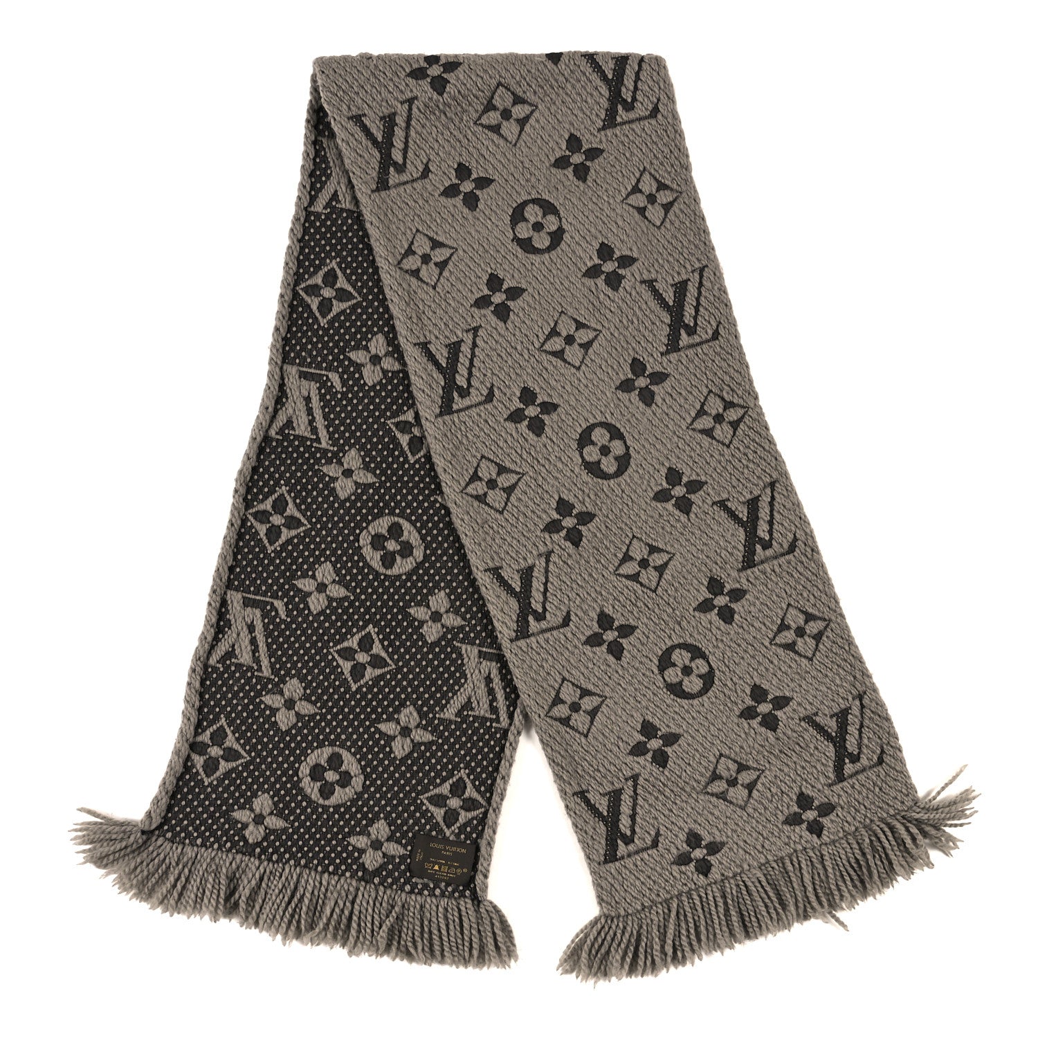 Louis Vuitton Wool Silk Logomania Scarf Verone 2 of 3