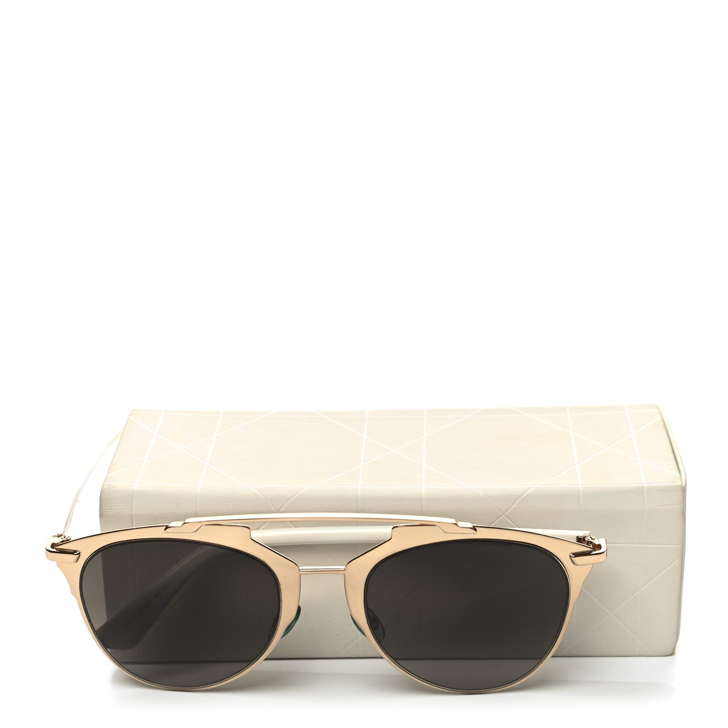 Reflected Sunglasses White