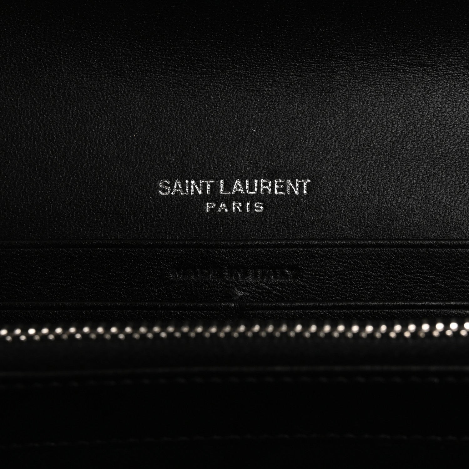 Saint Laurent Lambskin Y Quilted Monogram Large Loulou Flap Wallet Black 6 of 13