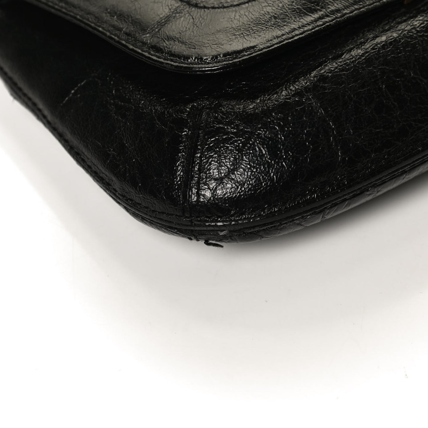 Lambskin Happy Chain Bag Black