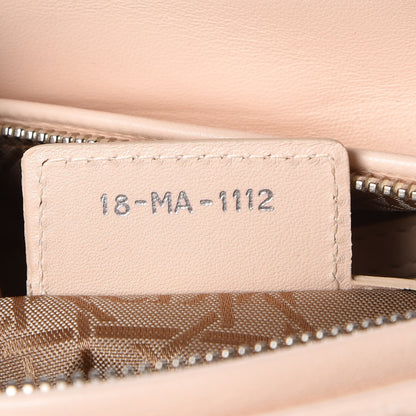 Christian Dior Lambskin Cannage Medium Lady Dior Rose Poudre 8 of 10