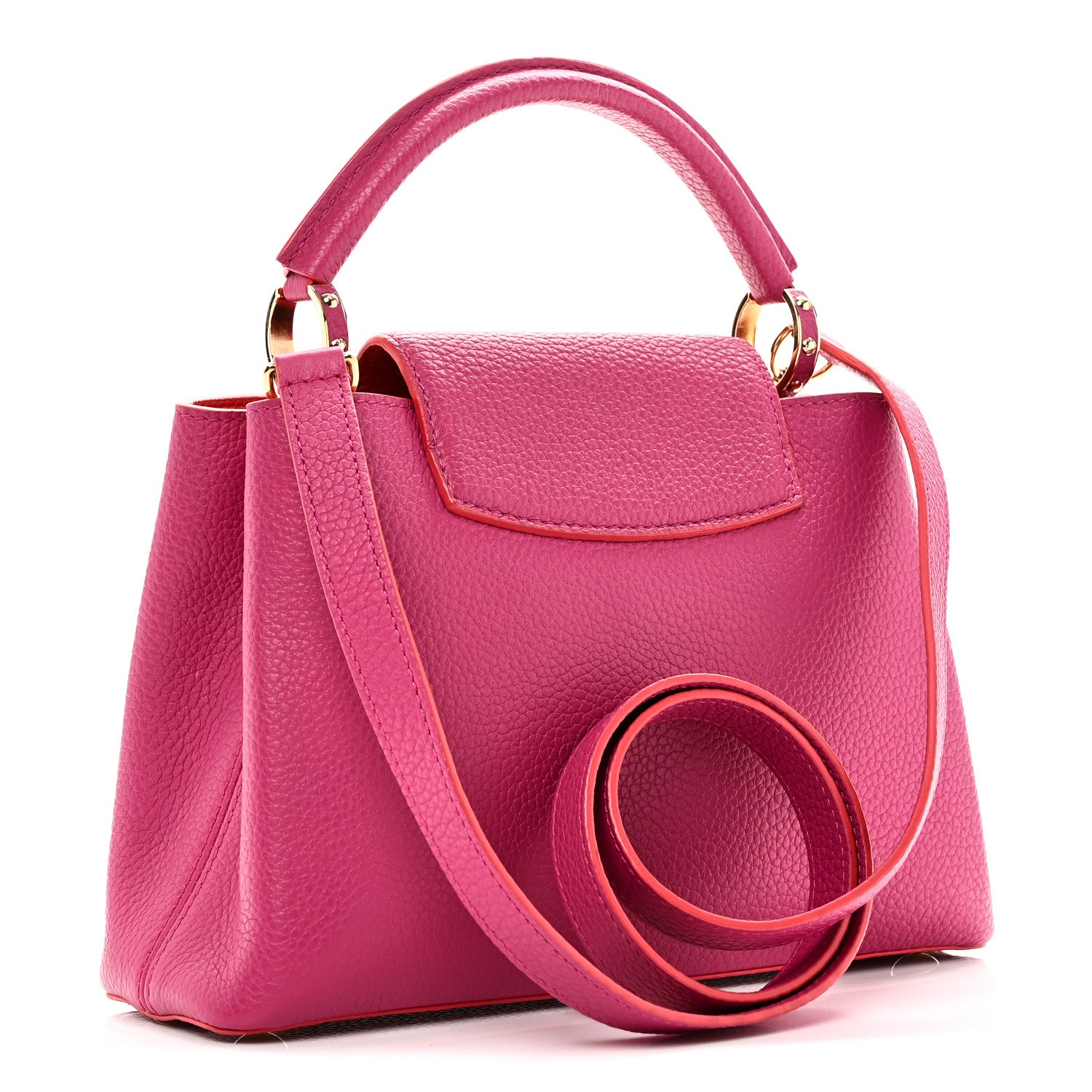 Louis Vuitton Taurillon Capucines BB Hibiscus Poppy 3 of 9