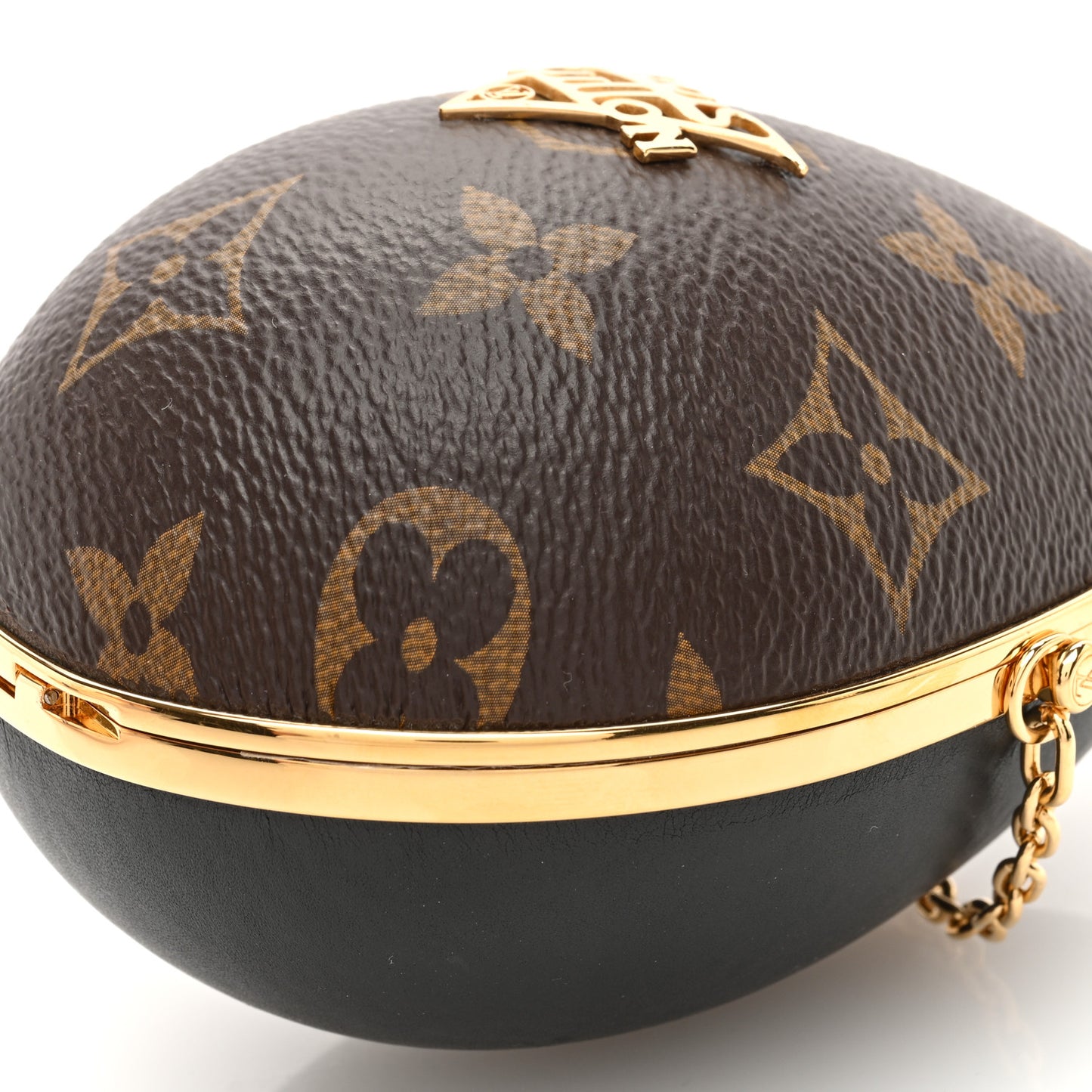 Monogram Egg Case Black