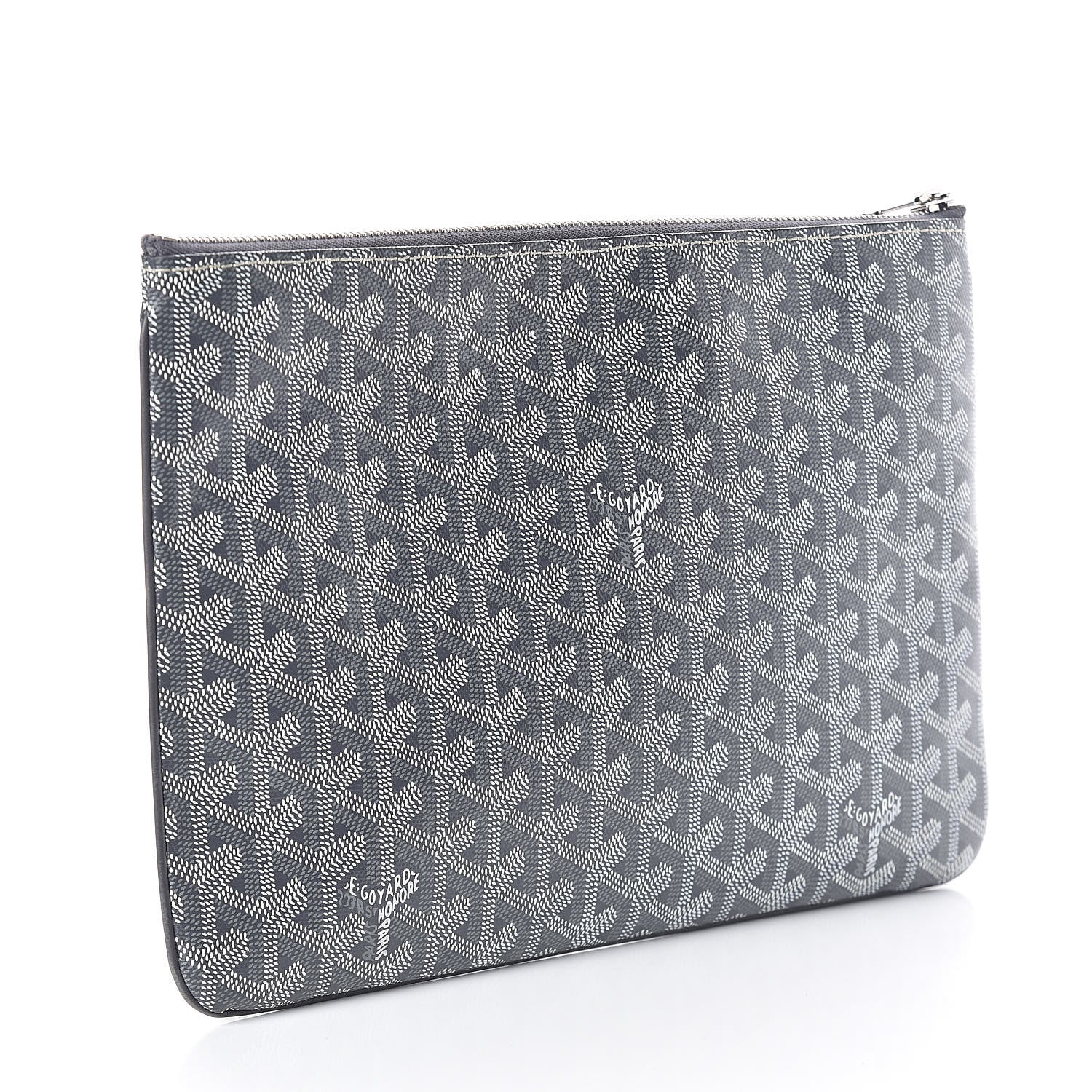 Goyard Goyardine Senat Pochette MM Grey 3 of 9