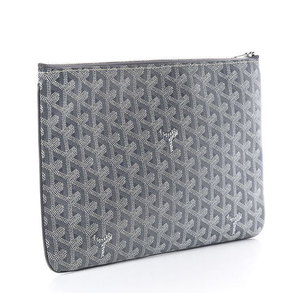 Goyard Goyardine Senat Pochette MM Grey 3 of 9