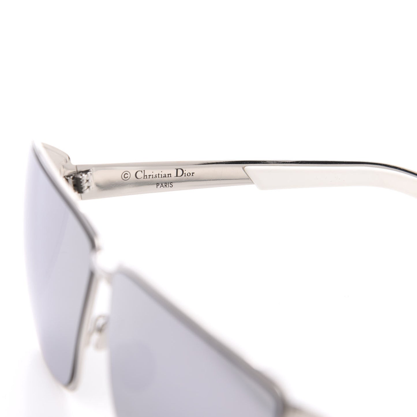 Metal Mirrored Futurist Sunglasses Silver