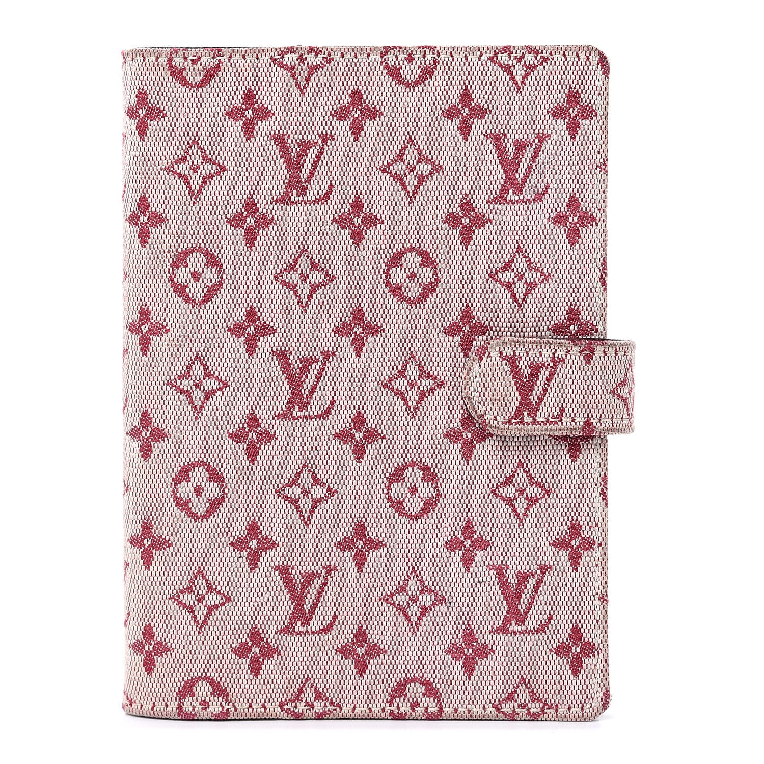 Louis Vuitton Mini Lin Small Ring Agenda Cover Cherry 1 of 14