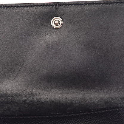Saint Laurent Grain De Poudre Business Card Case Black 11 of 12