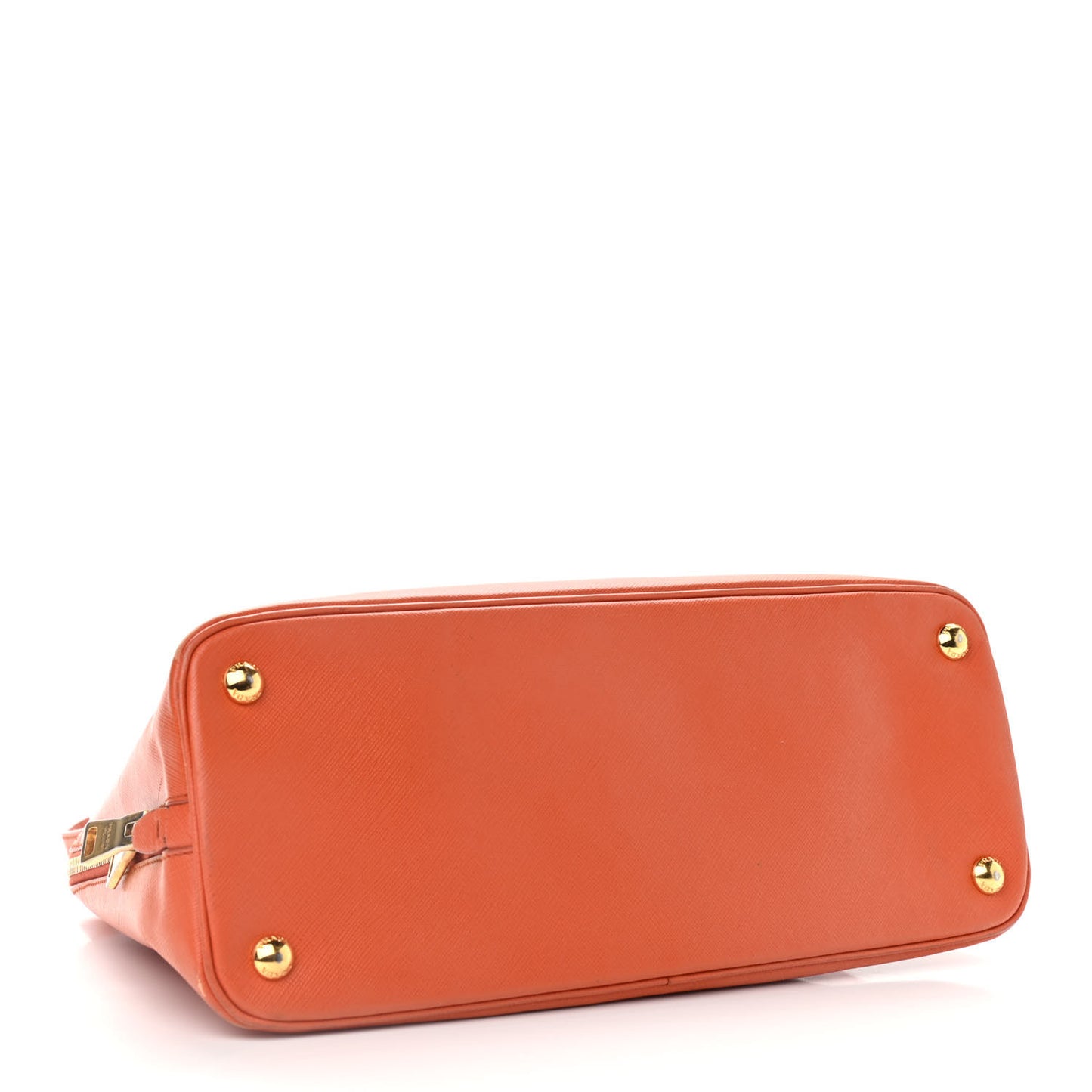 Saffiano Lux Medium Promenade Tote Papaya