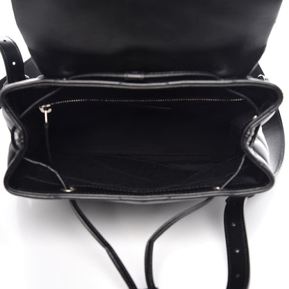 Saint Laurent Calfskin Y Quilted Monogram Small Loulou Backpack Black 5 of 10