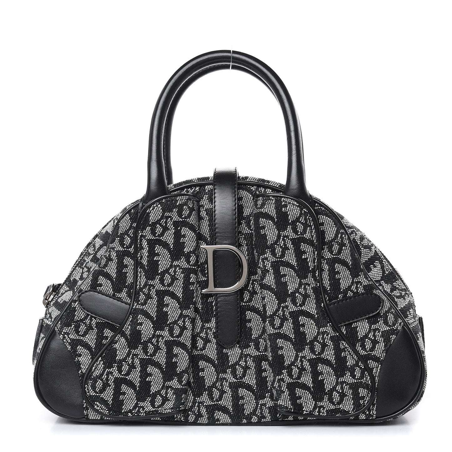 Monogram Mini Saddle Bowler Black