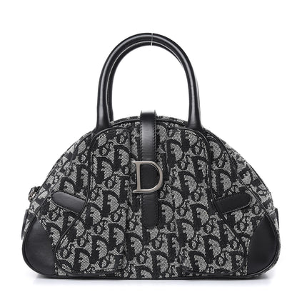 Christian Dior Monogram Mini Saddle Bowler Black 1 of 11