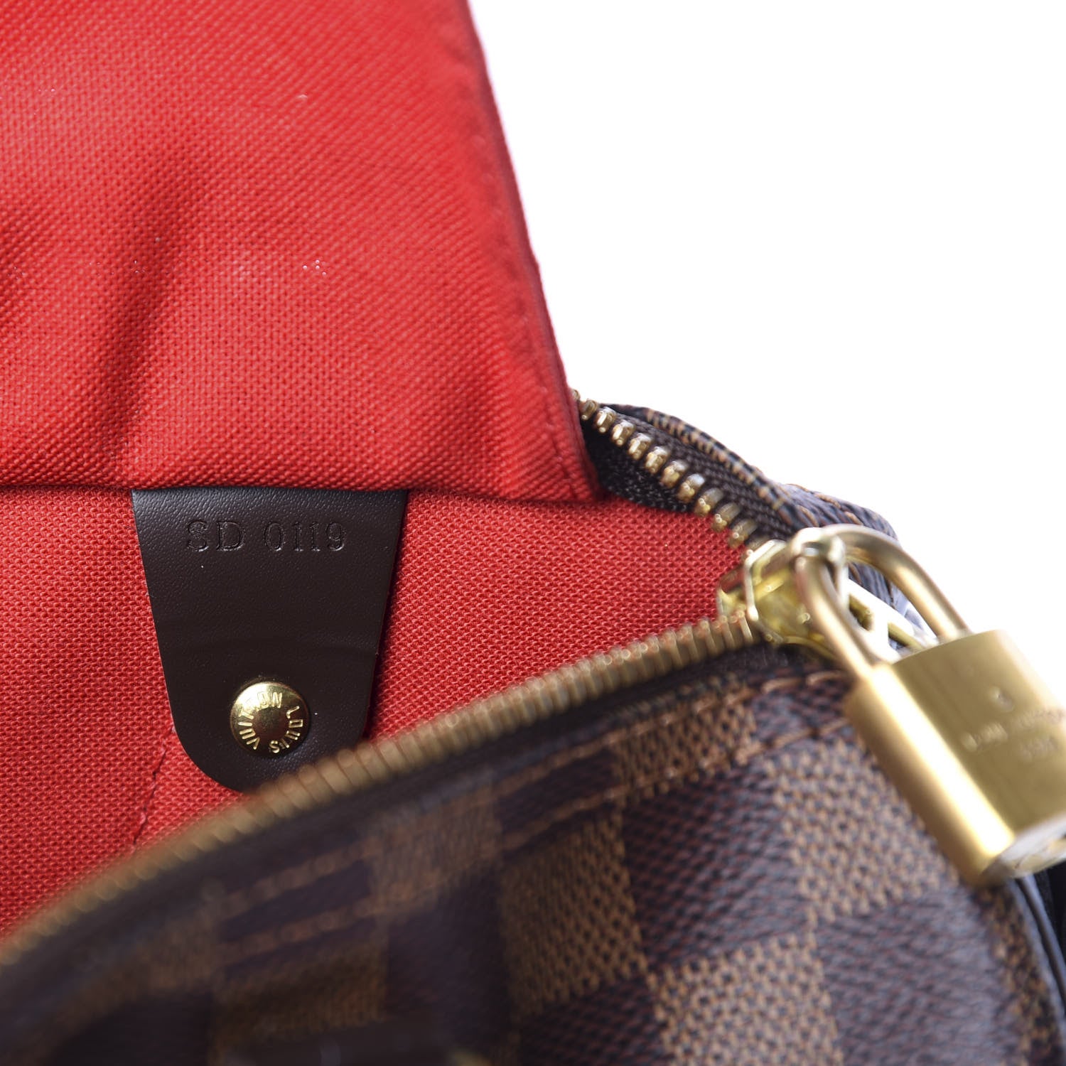 Louis Vuitton Damier Ebene Speedy Bandouliere 25 8 of 10