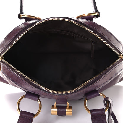 Saint Laurent Calfskin Medium Muse Purple 4 of 5