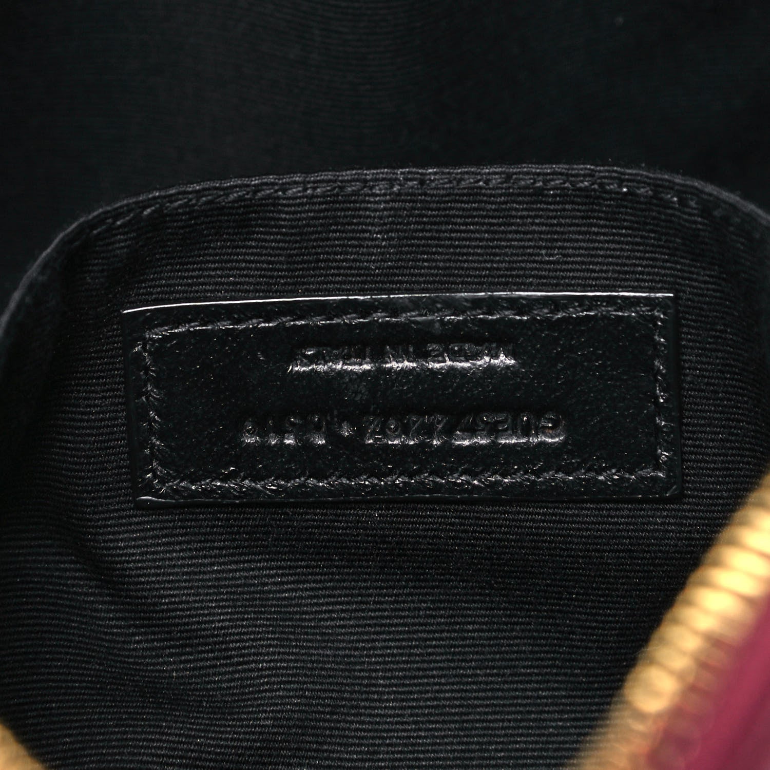 Saint Laurent Calfskin Matelasse Monogram Lou Camera Bag Legion Red 9 of 9