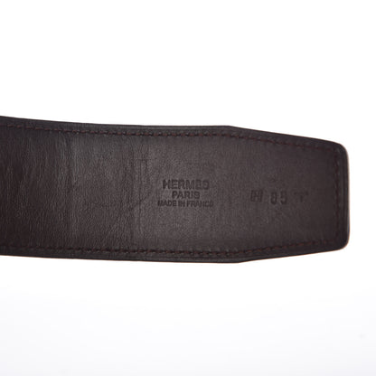 Hermes Box Chamonix 42mm Constance 2 Belt 85 Black Chocolate 4 of 10